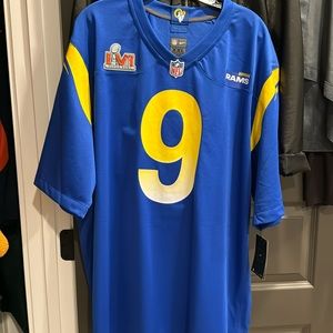 Stafford NFL on the field jersey
